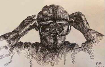 有我在,别怕,画种:素描